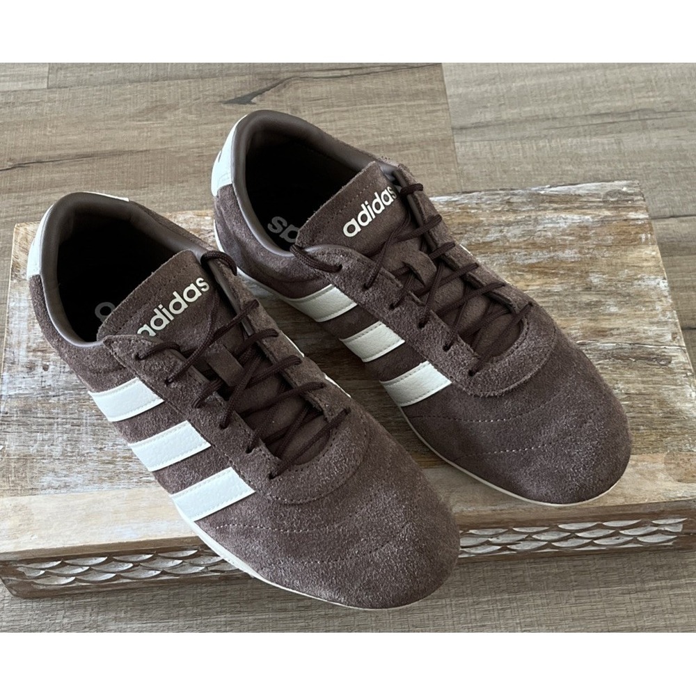 Adidas Grand Court Lo Sneakers Women 7 Brown Earth Strata Off White JQ7226 Retro